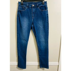 High Waisted Skinny Ankle Jean